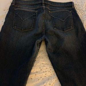 Hudson Jeans... fringe at the bottom.